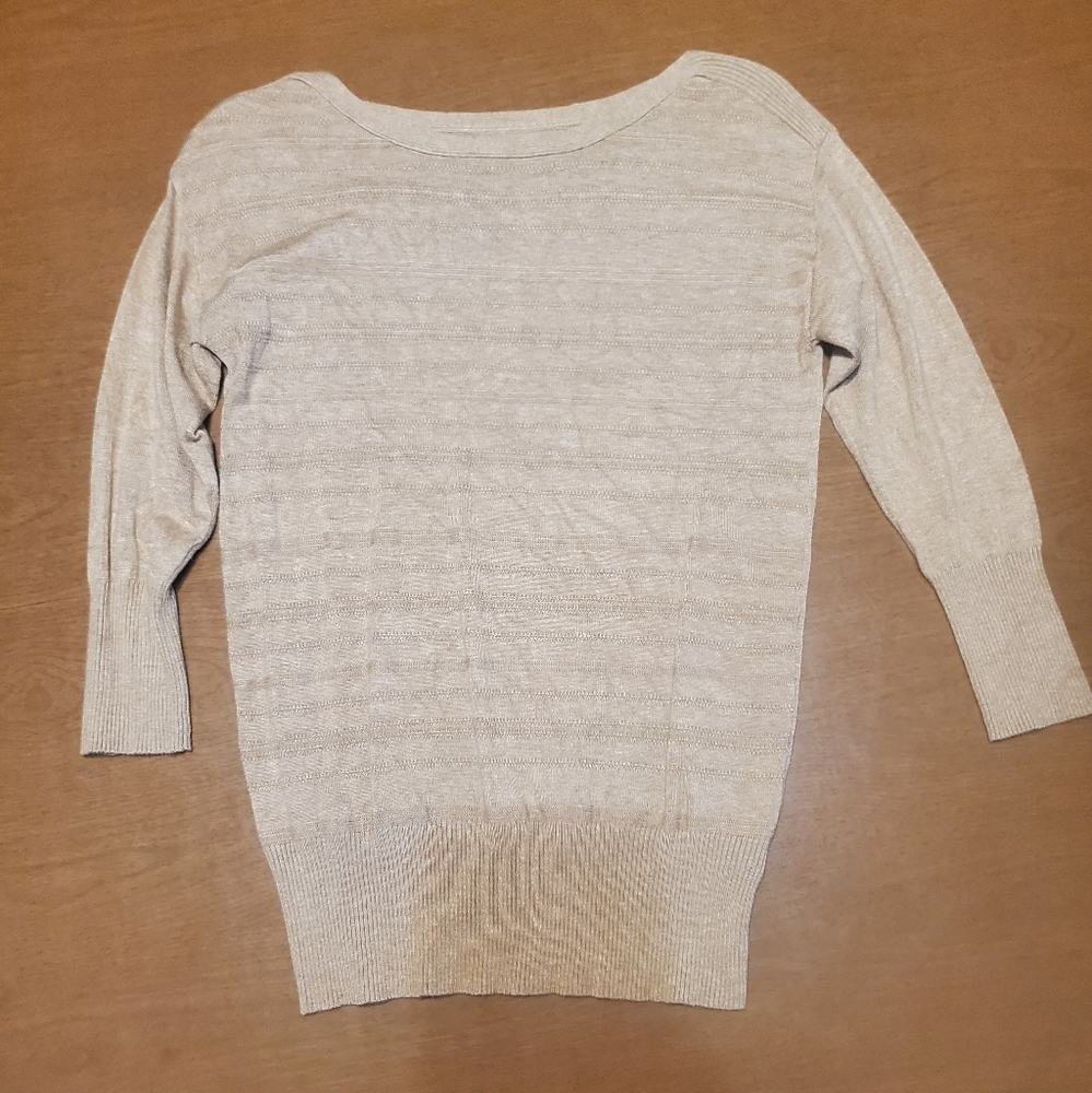XS tan sweater